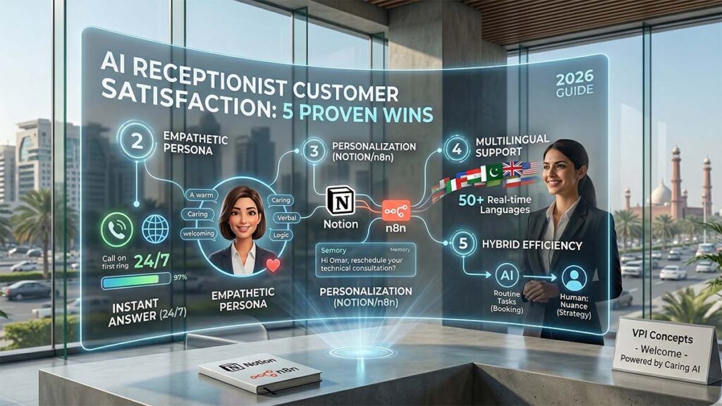 AI receptionist customer satisfaction