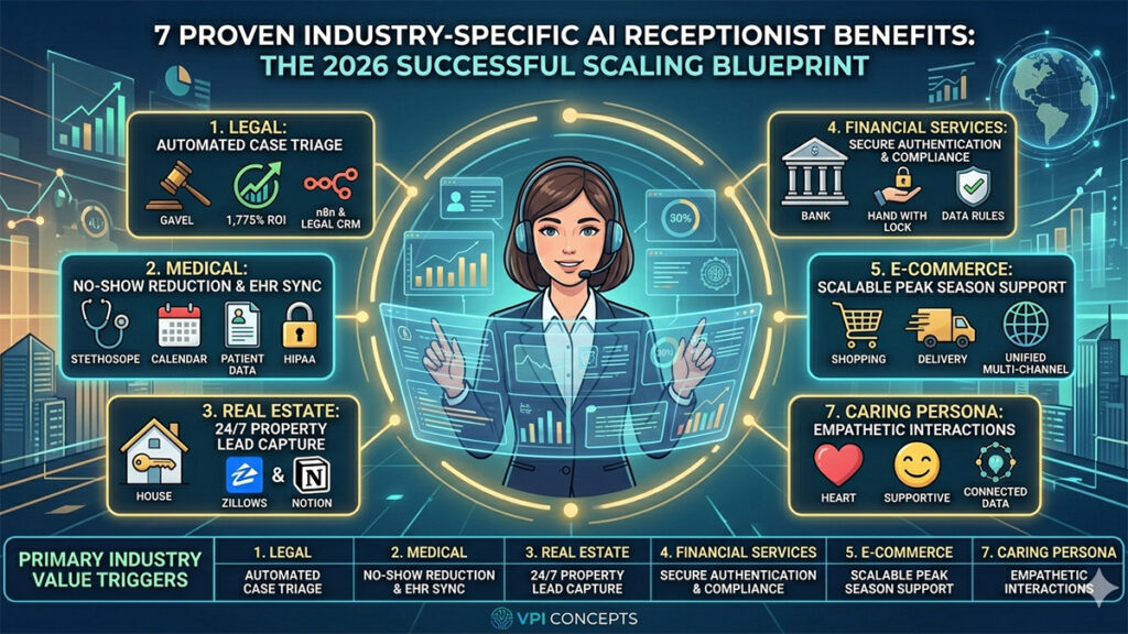 Industry-Specific AI Receptionist Benefits